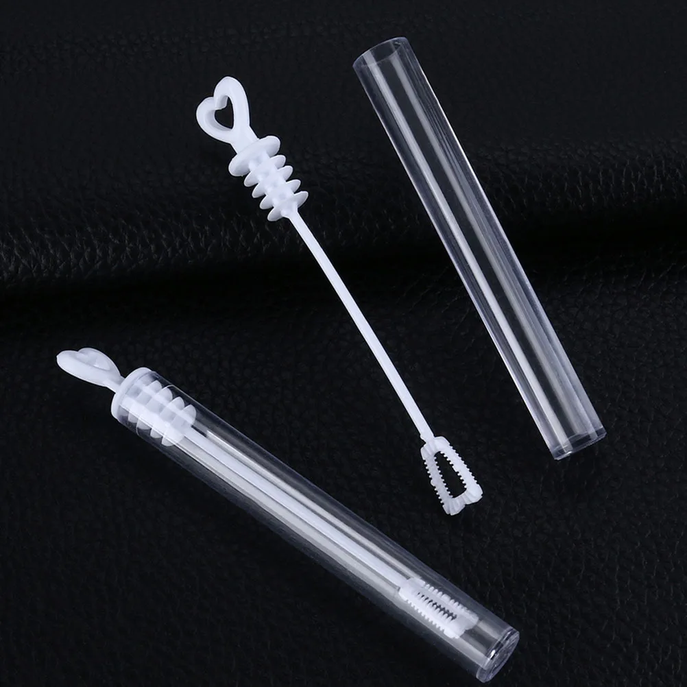 18 قطعة من أنابيب عصا الفقاعات القابلة لإعادة الملء، متينة وآمنة وخفيفة الوزن للأطفال في حفلات الزفاف الصيفية، عصا الفقاعات الفارغة الممتعة #5