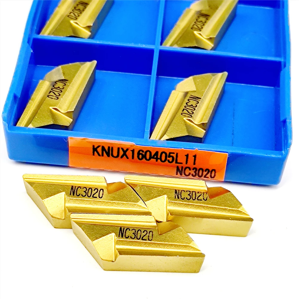 High Quality Turning Tool KNUX160405R KNUX160405L NC3030 NC3020 Hard Alloy Tool Lathe Carbide Insert KNUX 160405R 160405L