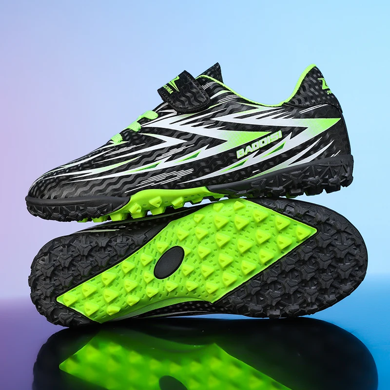 

Детские футбольные бутсы для игры на открытом воздухе, нескользящие футбольные кроссовки, удобные кроссовки для футзала, футбольные бутсы TF/FG.