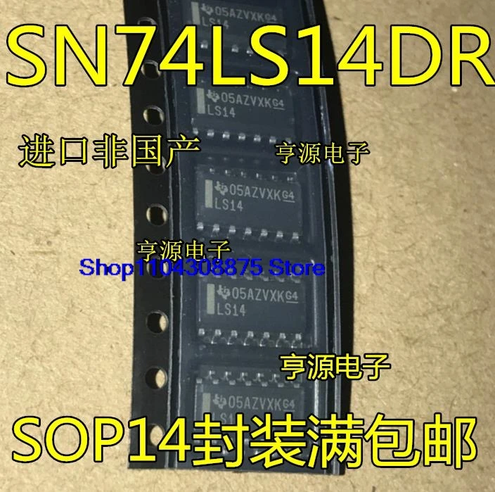 （20PCS/LOT）SN74LS14  SN74LS14DR LS14  SOP-14