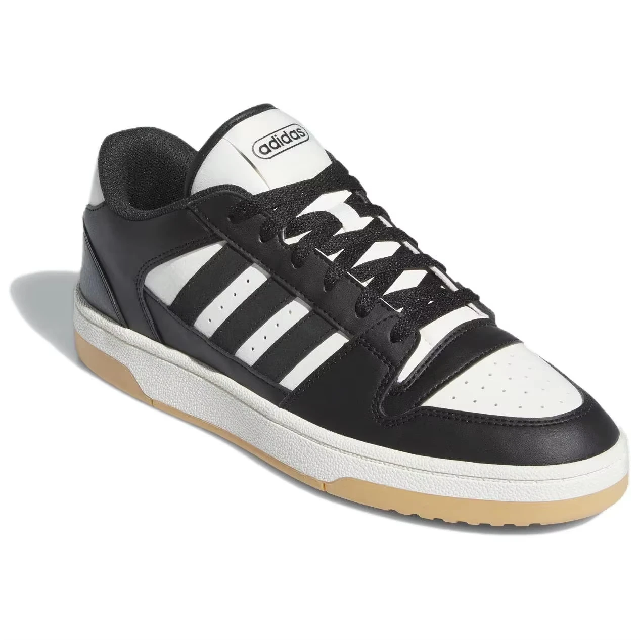 Adidas IH7963 Lace Up Leather Sneakers Retro Flat Sole Non Slip Daily Casual Sports Walking Shoes