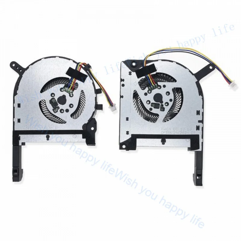 LL CPU GPU Fan Set for Asus TUF Gaming A15 FA506 FA506IH FA506II FA506IU FA506IV