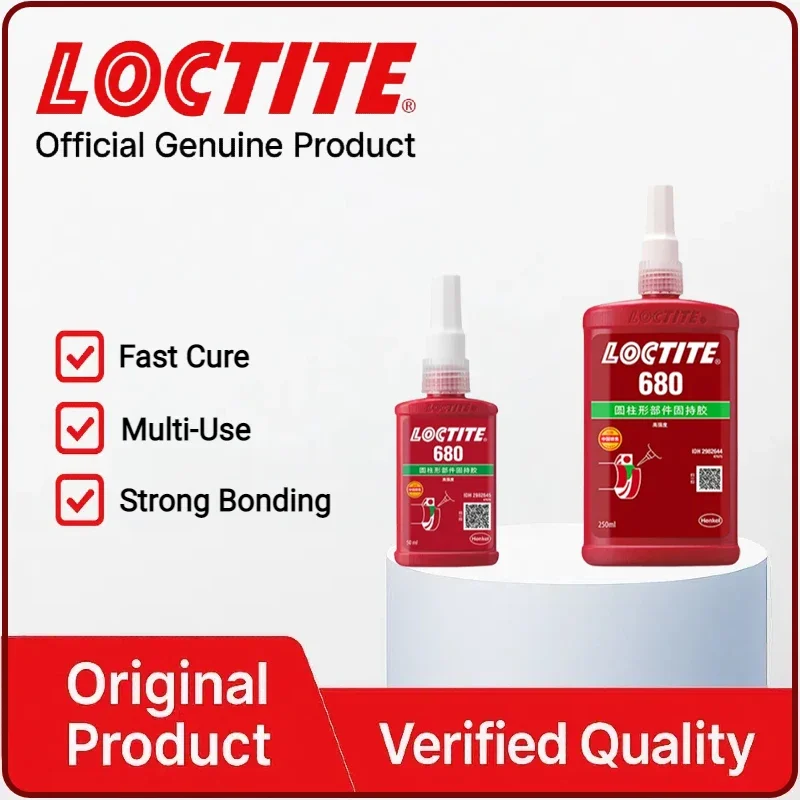 

Loctite 680 High Strength Retaining Adhesive for 50ml & 250ml, Fast Cure, Thread Locking & Sealing, Industrial Adhesive