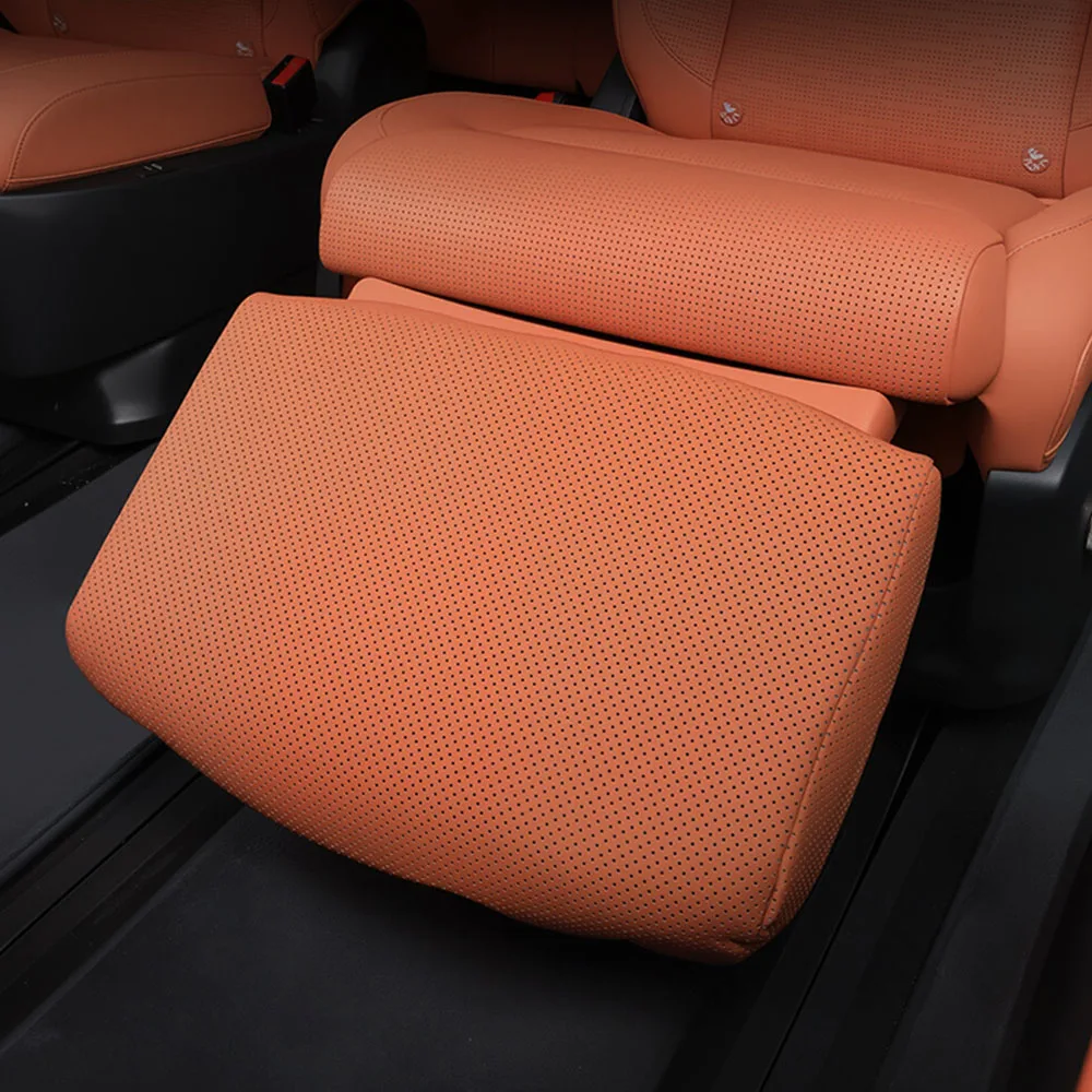 

Второй рядный защитный чехол для поддержки ног, аксессуары для модификации автомобиля для Lynk & Co 900 2025 2026, оригинальный цветной кожаный чехол