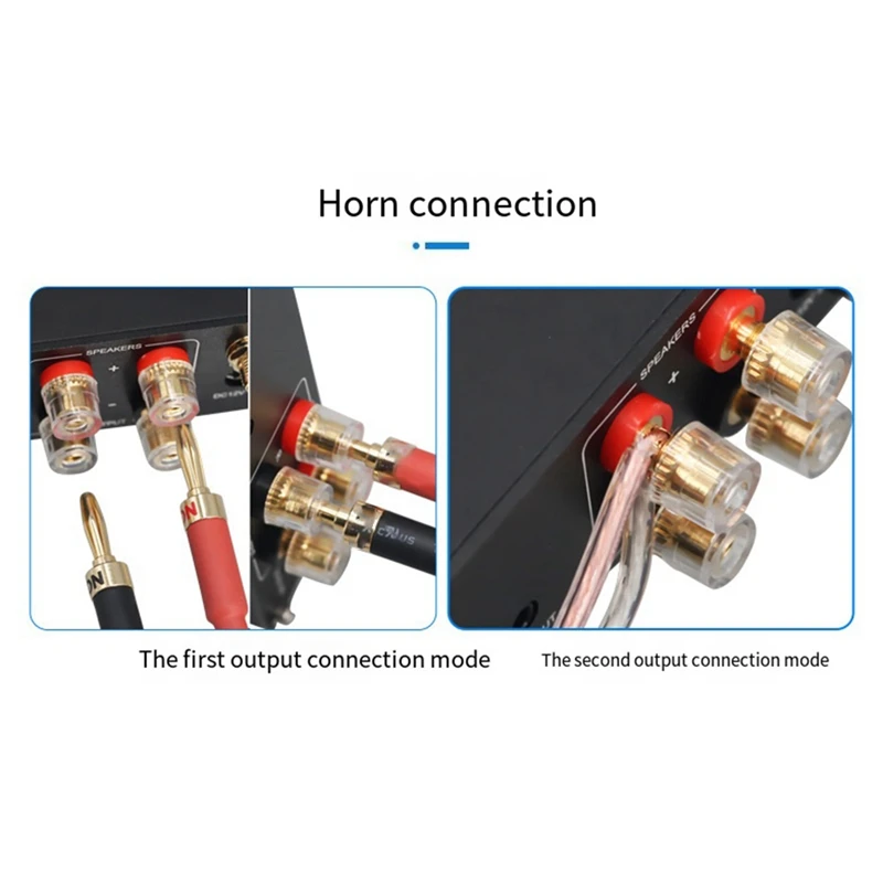 TPA3116 Bluetooth 5.3 Digital Power Amplifier Hifi Stereo Power Amplifier Audio Amplifier USB Decoder 50W+50W US PLUG Durable B