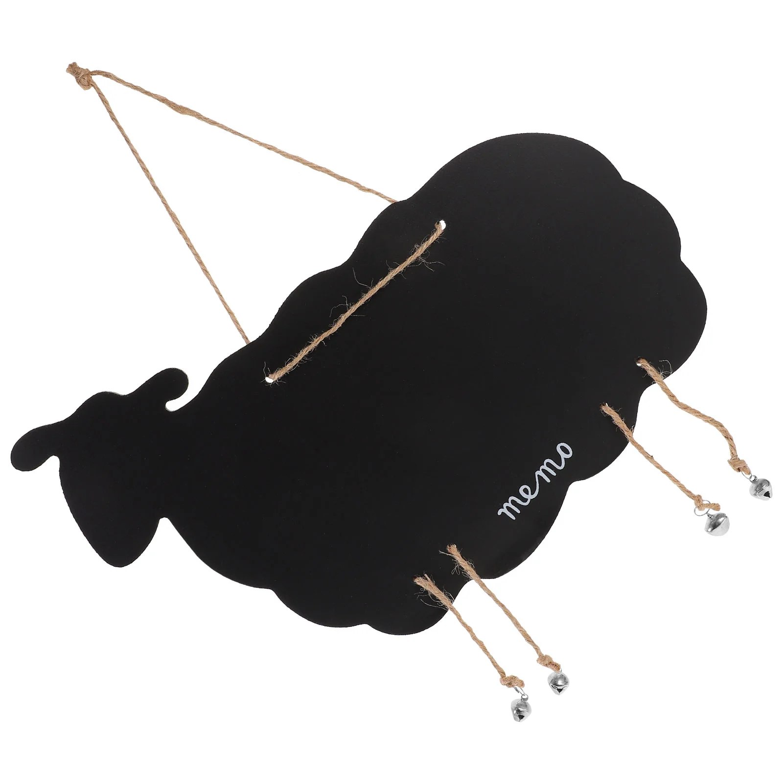 Hanging Message Board Wall Decoration Wooden Blank Blackboard Creative Goat Shape