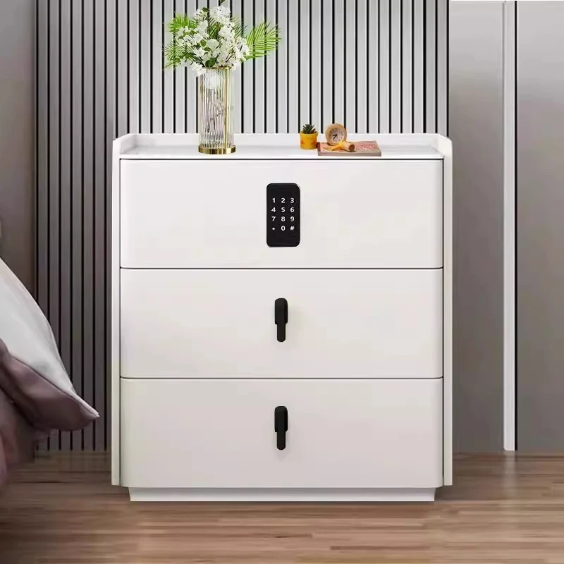 الحديثة الفاخرة الإبداعية طاولة السرير الذكية USB شحن ميناء شاحن لاسلكي لغرفة النوم طاولة مصباح خشبي لاستخدام الشقة