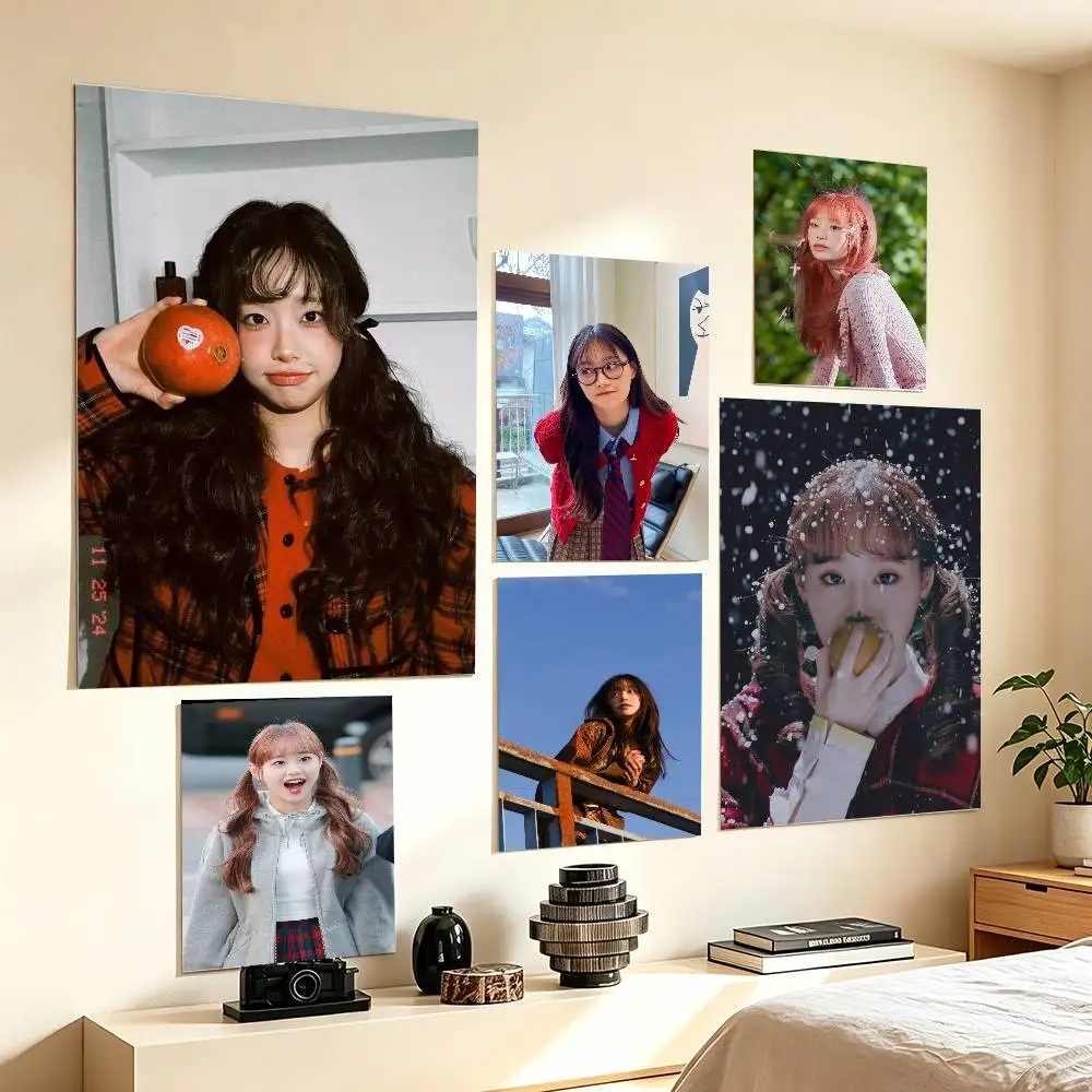 CUTE Chuu K-Kim J-Jiwoo  Poster HD Self Adhesive Waterproof Wall Art Ideal for Home Office Dorm Gift