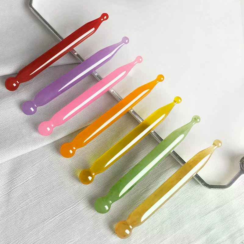 

1pcs Natural Jade Stick Stone Gua Sha Facial Massage Acupunctur Point Pen Chinese Medicine Guasha Beauty Messager Tool