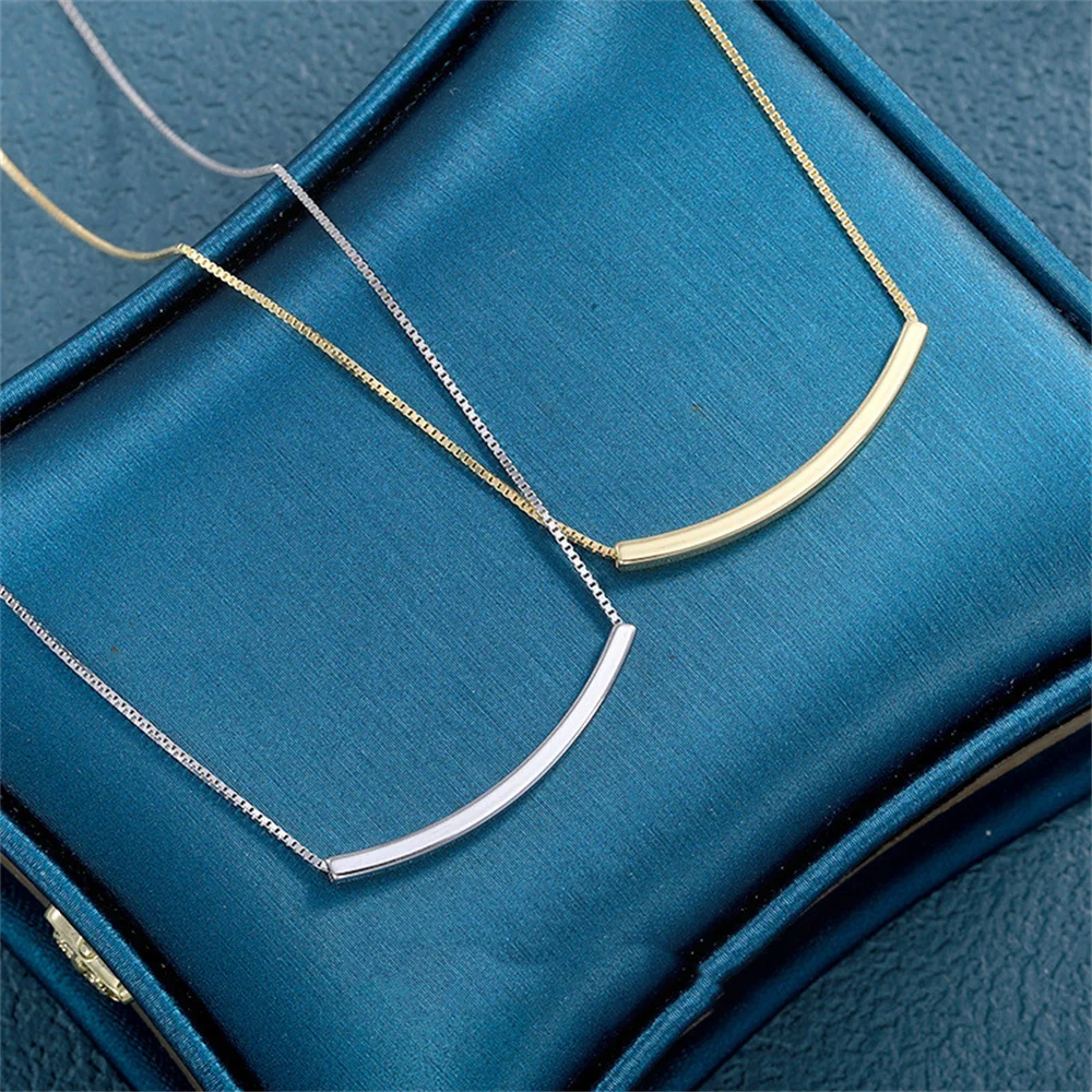 

Корейская элитная цепочка на воротник, подвеска с улыбкой из стерлингового серебра 925 пробы, ювелирные изделия-ожерелья