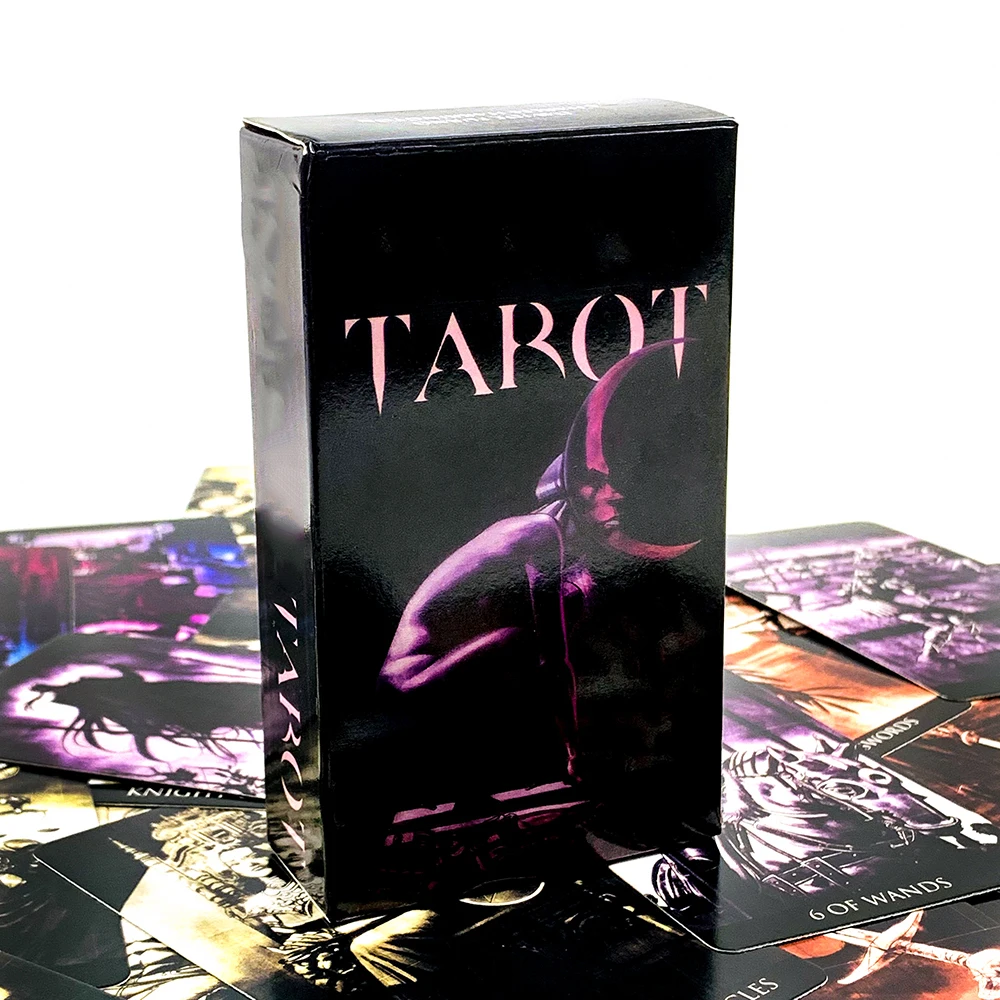 Nouvelles cartes de tarot, 78 pièces, cartes de tarot sur le thème des cauchemars, jeu de société de divination mystérieuse, parfait pour la guidance spirituelle