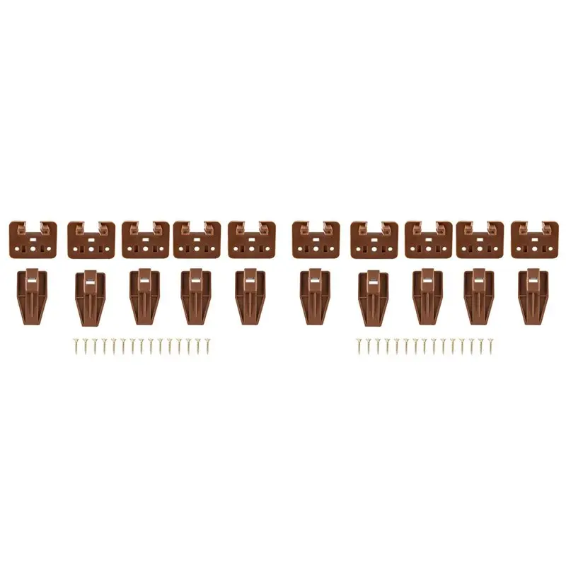 [NEW!X13A】 Track Guides Drawer Track Guide And Glides, 10 Sets Of Dresser Center Mount Plastic Drawer Slides Fits Furniture Draw