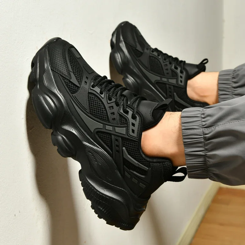 

Высококачественные спортивные мужские кроссовки, повседневные прогулочные кроссовки большого размера 48, мужская обувь, уличные кроссовки на платформе для мужчин 2025