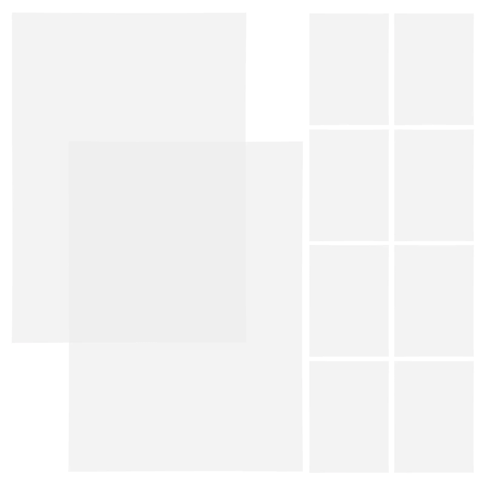 10 시트 인쇄 가능한 재료 흰색 PVC 시트 라미네이터 호환 핫 프레스 기계 카드 제작 아티스트 디자이너