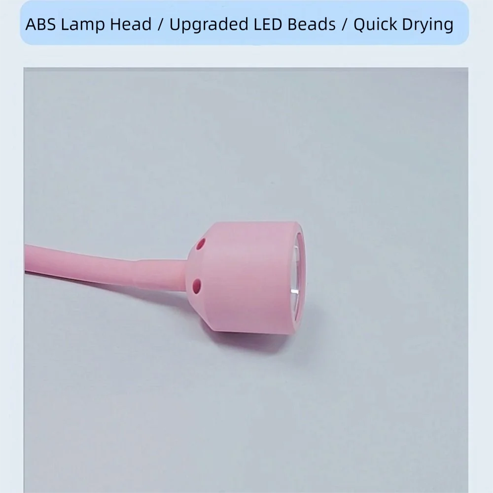 Versátil secagem rápida secador de unhas luz portátil ajustável uv cura luz flexível usb gel unhas secador loja beleza