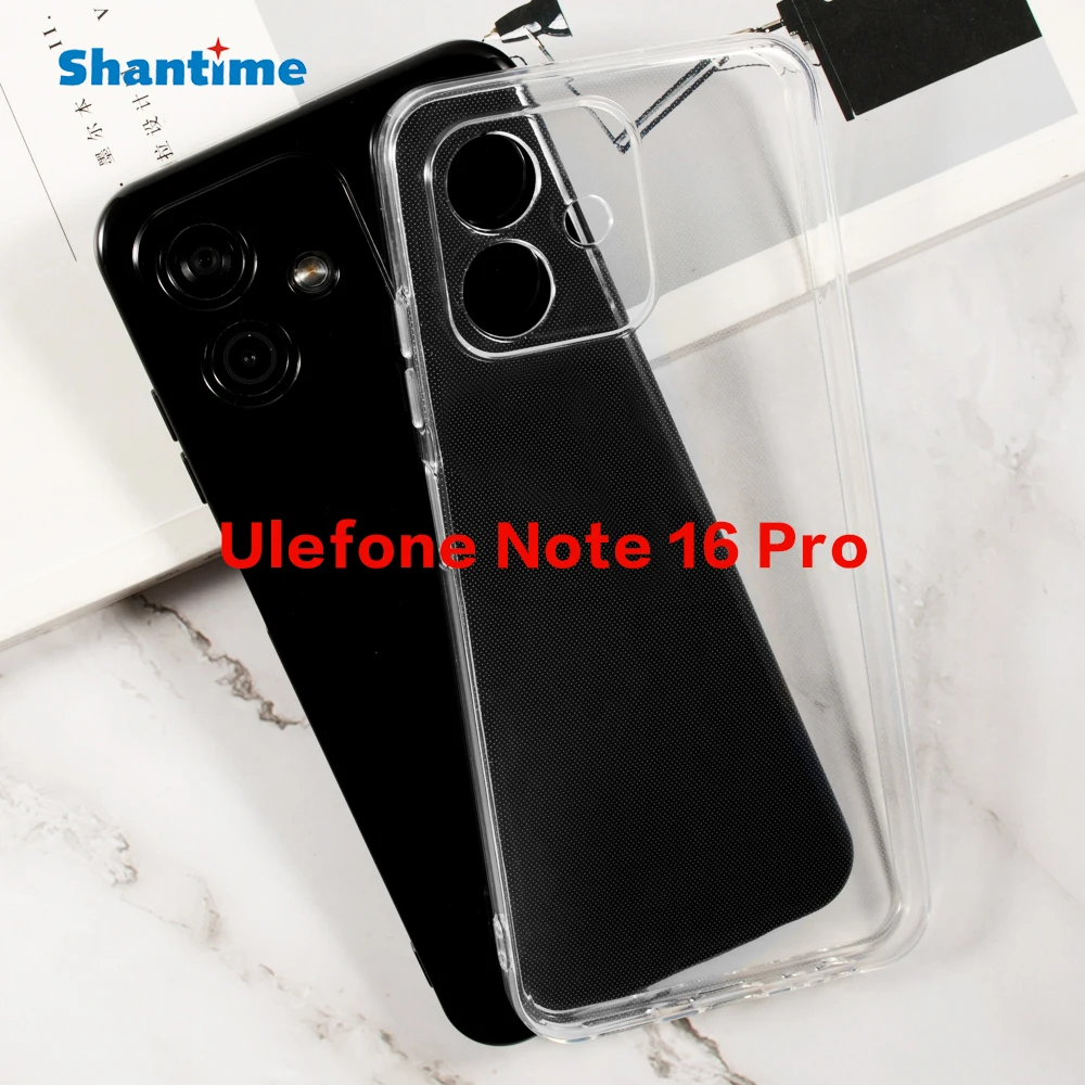 

For Ulefone Note 16 Pro Gel Pudding Silicone Phone Protective Back Shell Soft TPU Case