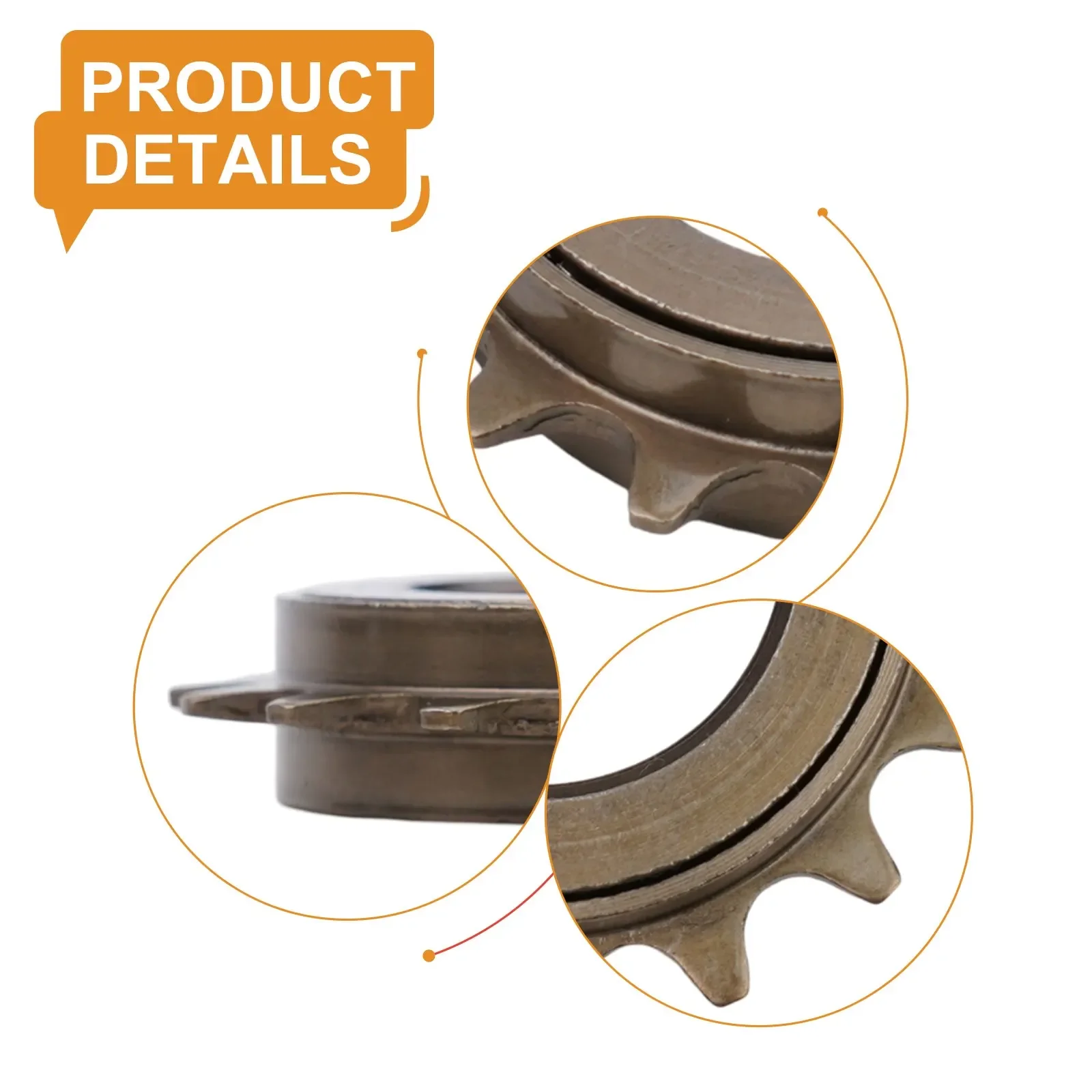 

16T Tooth Single Sprocket MTB Road Bike Freewheel Removable Electric Bikes Speed Freewheel Bicycle Accessories