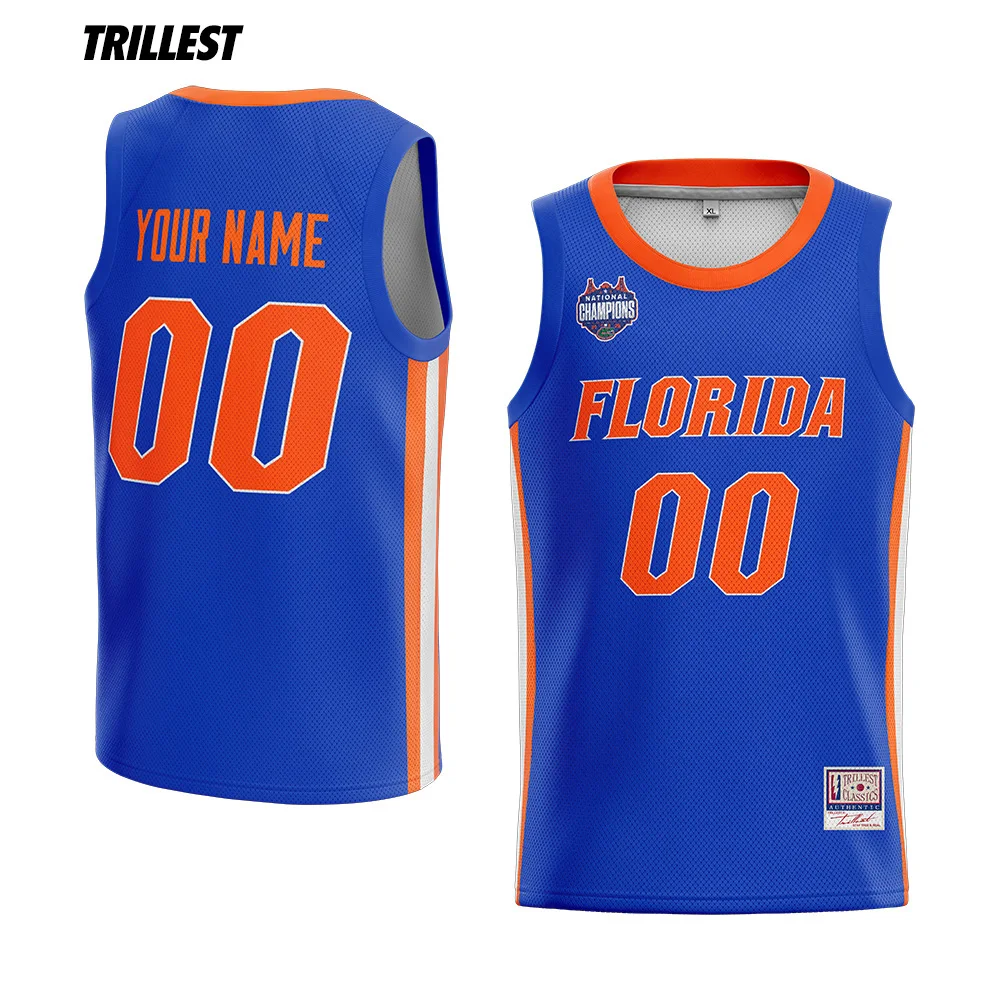 Trillest 2025 National Champions Walter Clayton Jr. Alex Condon Will Richard Royal Florida Men's Basketball Jerseys Customized