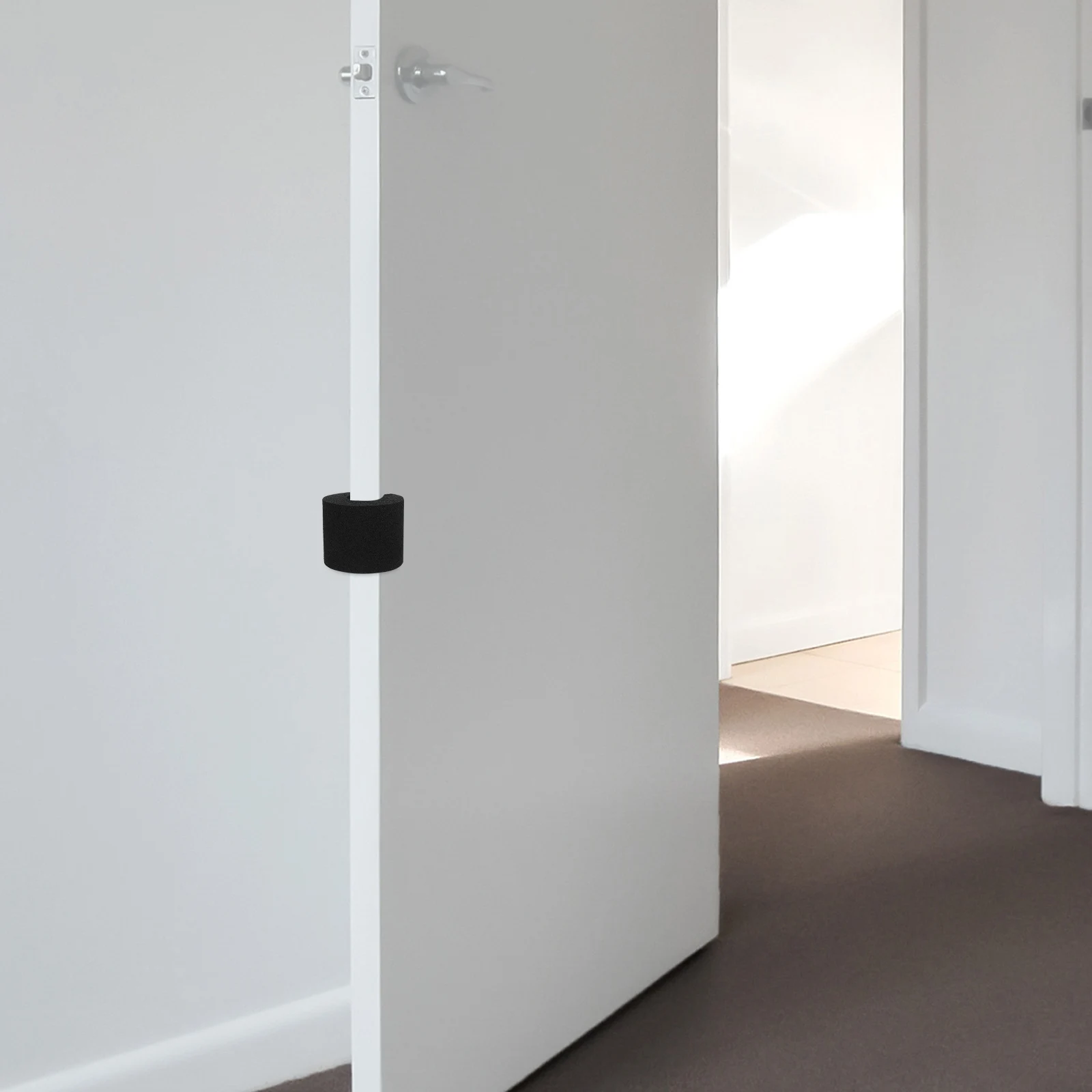 

2pcs Foams Door Stopper No-Drill Easy Installation Anti-Collision Door Safety Stopper For Home Proofing Finger Pinch