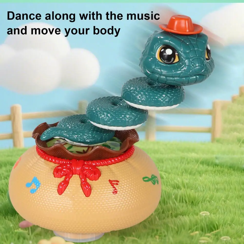 전기 트위스트 뱀 장난감 조명 음악 자동 장애물 회피 USB 충전식 교육용 천 가방 뱀 자동차 장난감