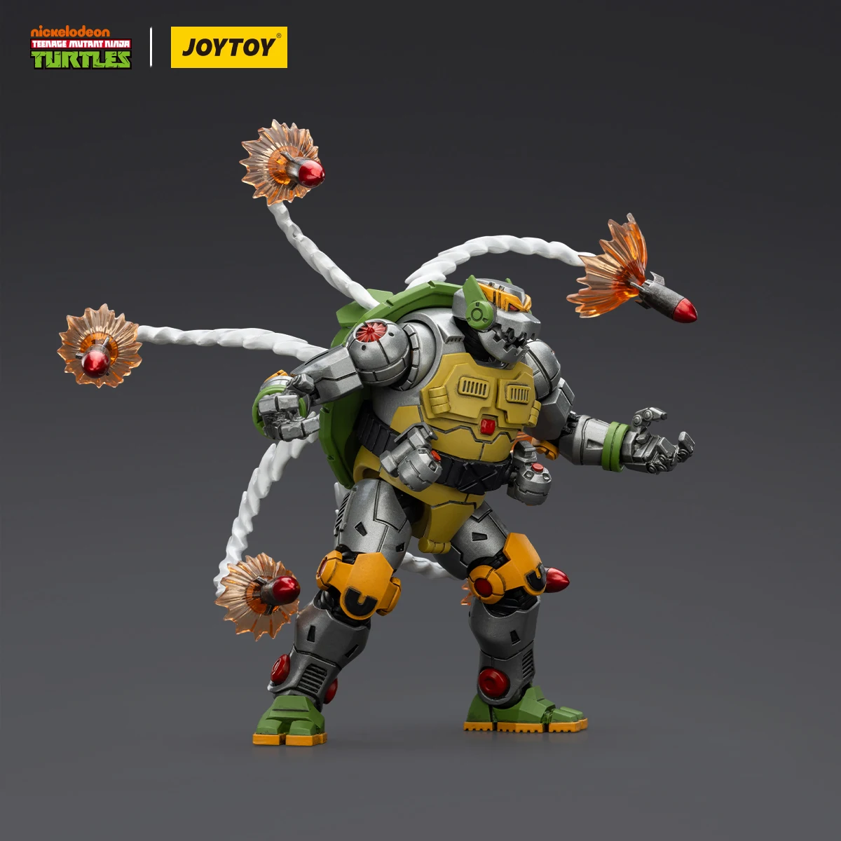 New Joytoy 1/18 Teenage Mutant Ninja Turtles Action Figure Tmnt Metalhead Figures Tmnt Leatherhead Statue Decoration Desk Toys