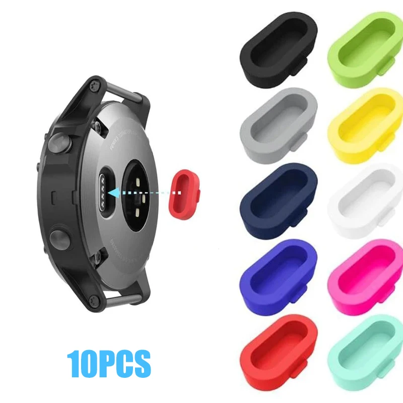 10 шт. Fenix6/Fenix7pro/Venu3S/3 часы порт зарядки пылезащитная заглушка резиновая заглушка
