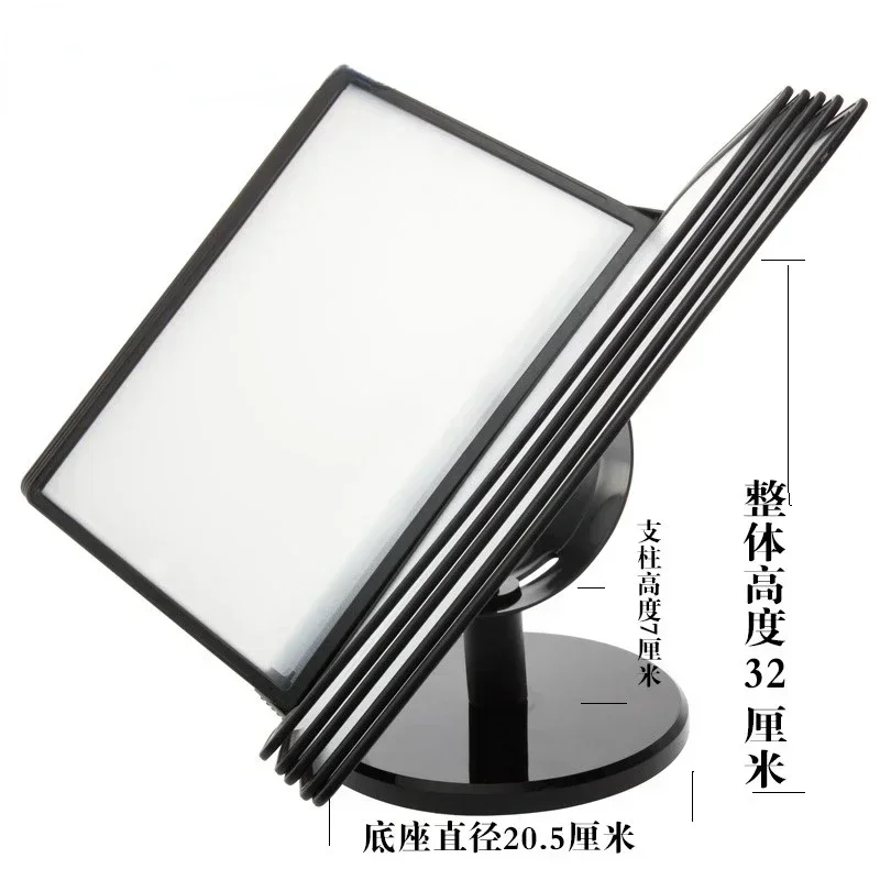

Flipping menu rack desktop multi page liquor and beverage brand product introduction display rack promotional billboard Hot sale
