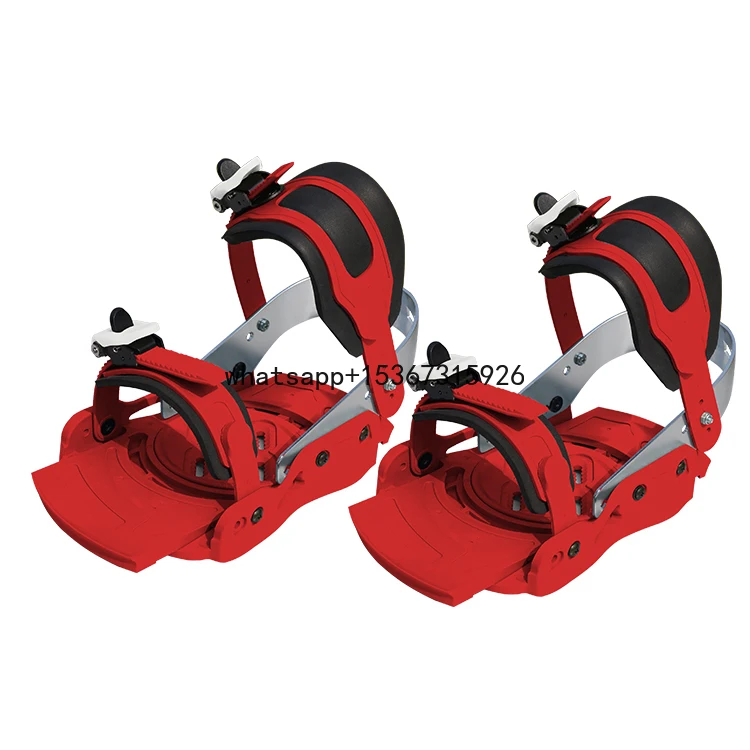 S to L size adjustable new design  bright luster skiing board snowboard binding ski board bindings with buckles