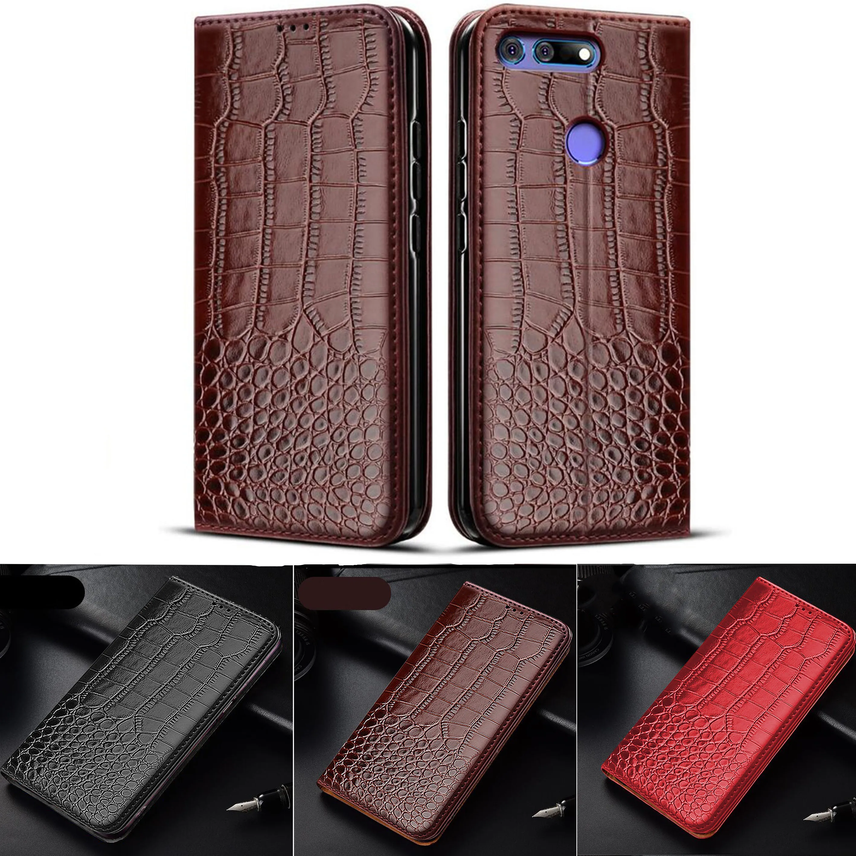 

Магнитная кожаная книга для Honor View 20, 6,4 дюйма, View20, V20