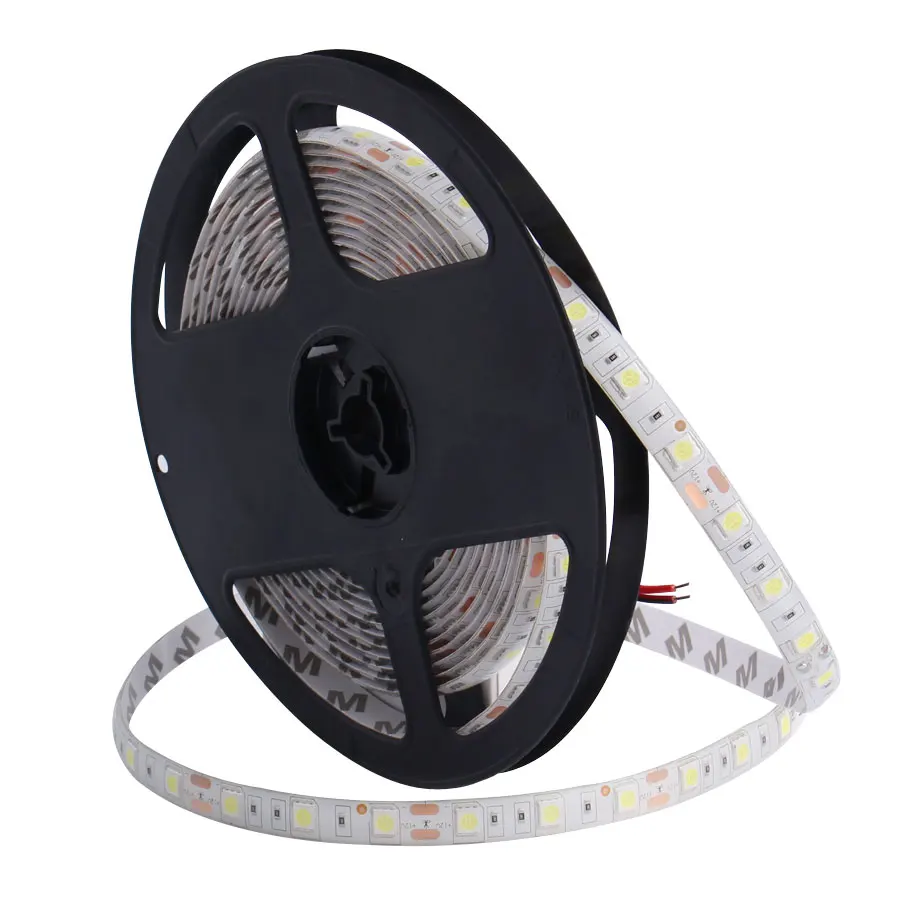 12 V LED Strip RGB Light non impermeabile 60led/m 5050 RGB 1M 5M Led Strip Light 12 V Volt flessibile Diode Ribbon light TV retroilluminazione