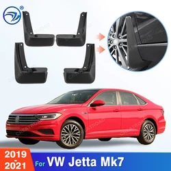 For Volkswagen VW Jetta Mk7 2019 2020 2021 Fender Mudflaps Splash Guards Mudguards Mud Flaps Car Accessories