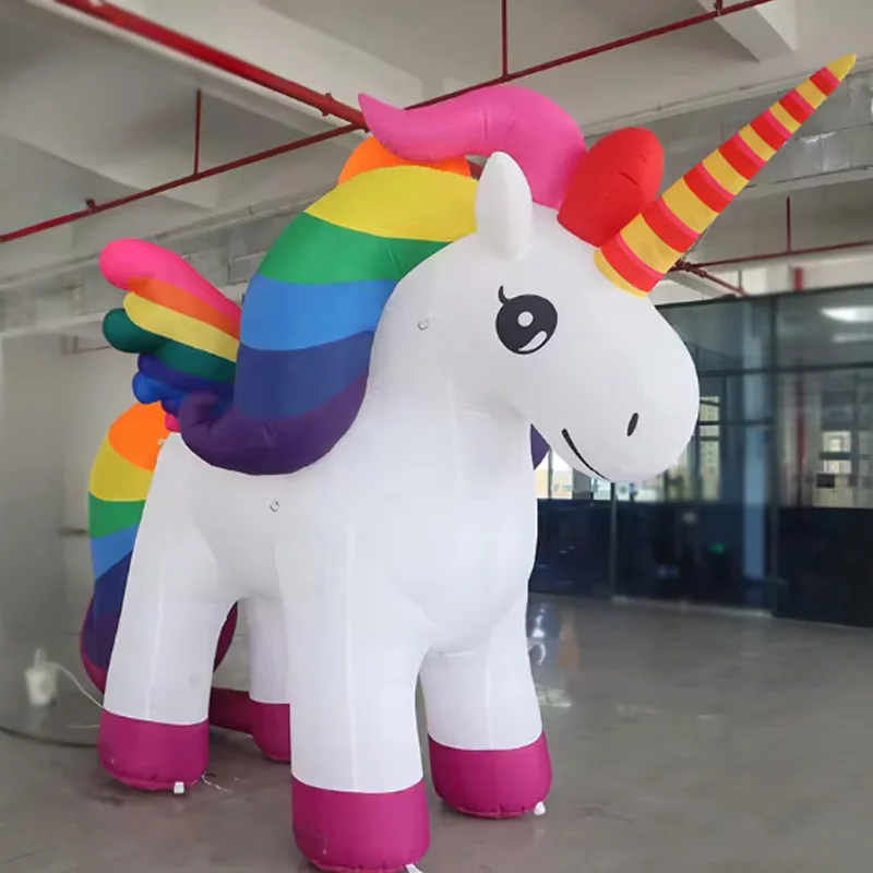 

Inflatable flying horses, animal-based air models with blowers, outdoor square and shopping mall activity decoration props