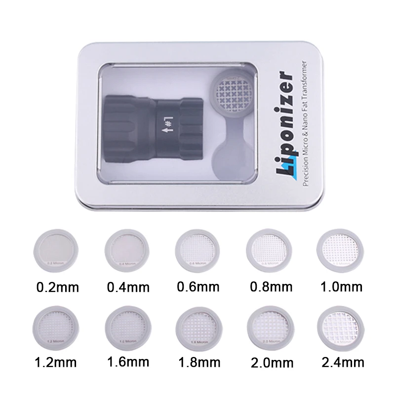 

Nano Fat Filter Stainless Nano Fat Converter Liposuction Tools Fat Transplantation Kit