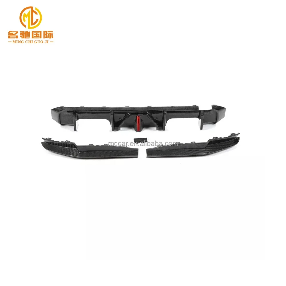 2021-2022 4series G82 Dry Carbon Fiber Rear Lip Spoiler Diffuser For BMW G82 G83 M4 Rear Lip Spoiler Diffuser