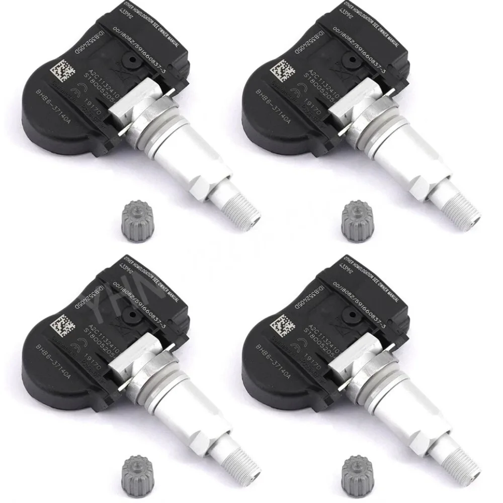

4Pcs BHB6-37140A TPMS Tire Pressure Sensor 433MHz For Fiat 124 Mazda 2 3 5 6 CX-3 CX-5 CX-7 CX-9 BHB637140 BHB637140A GS1D37140