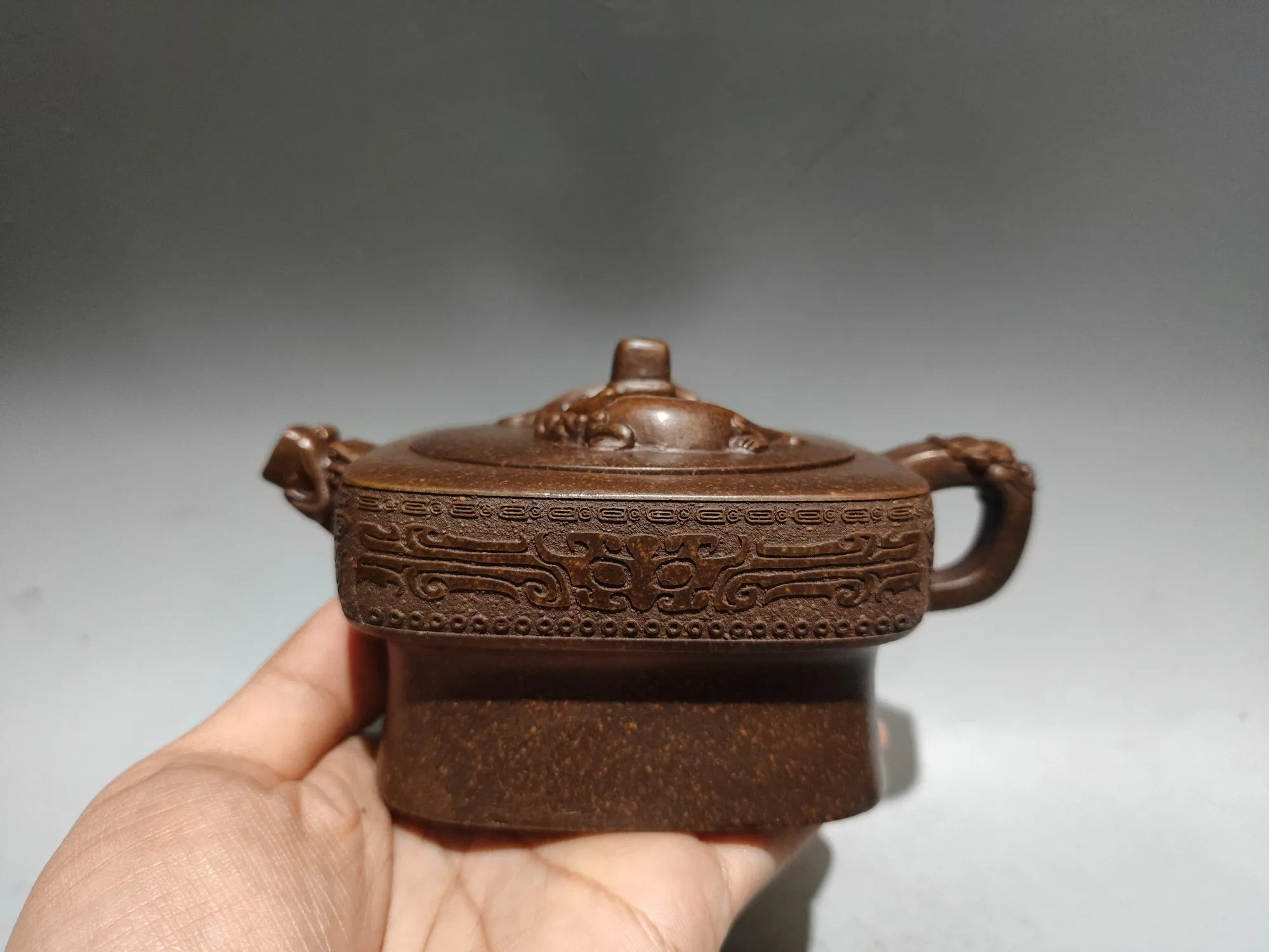 Yingxing redware ceramic tea-pot Dragon pattern Kiln turned  beauty shoulder pot Teapot Kettle Flagon Tea