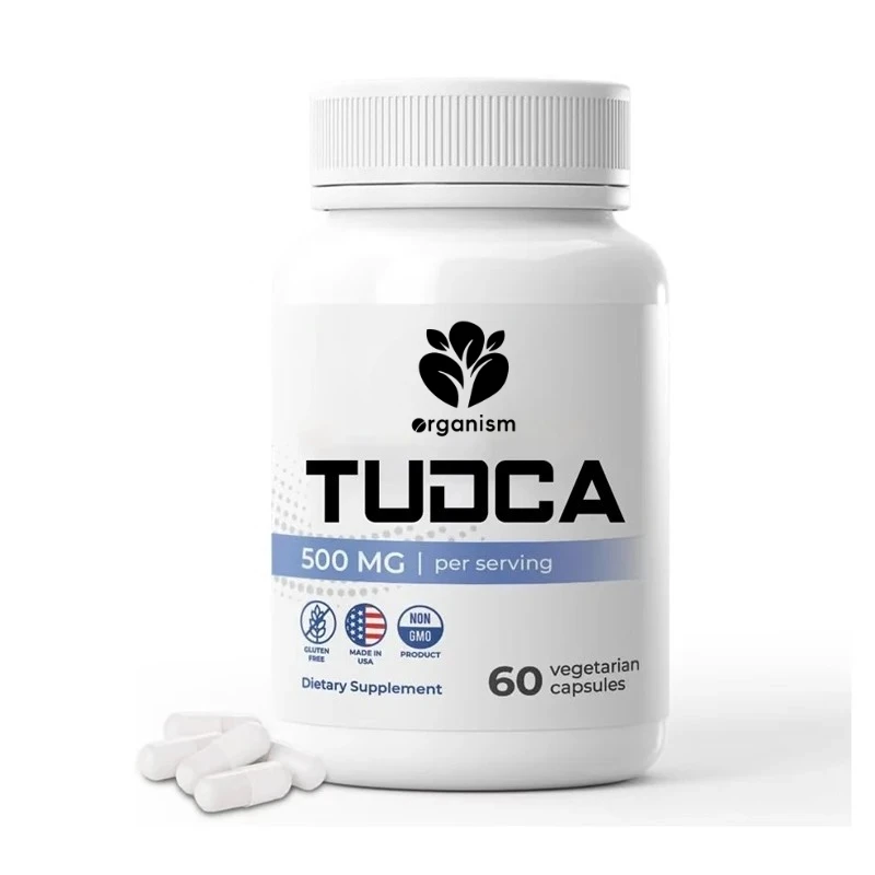 TUDCA (Taurine) 500mg per serving, free of harmful additives | Non GMO, gluten free -60 vegetarian capsules