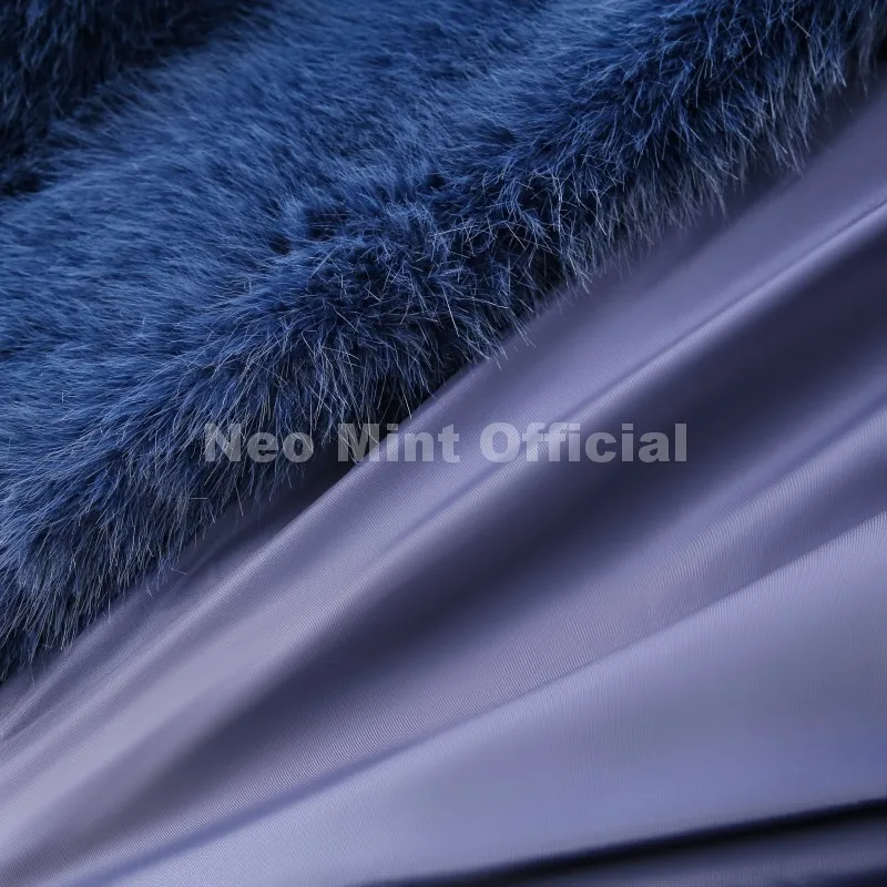 Neo Mint Winter 2025 Trendy Brown Obsession Cropped Shawl Collar Faux Fur Coat Women Jacket Chic Girls Brand Fox Fur Outerwear