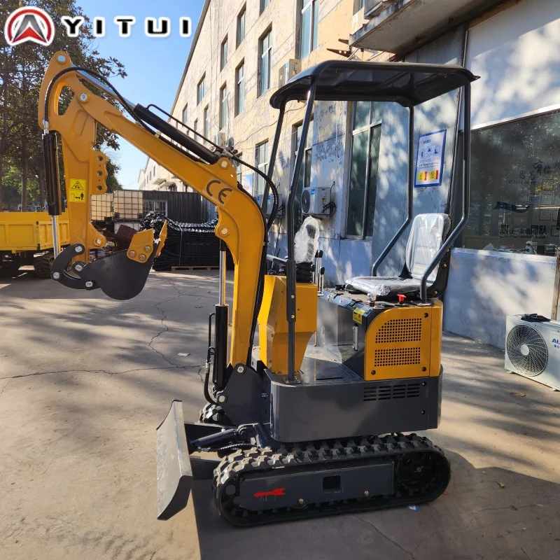 Miniescavadeira portátil de 1,2 toneladas (personalizada) Escavadeira rastreada para colocação de tubos de renovação interna em países da UE