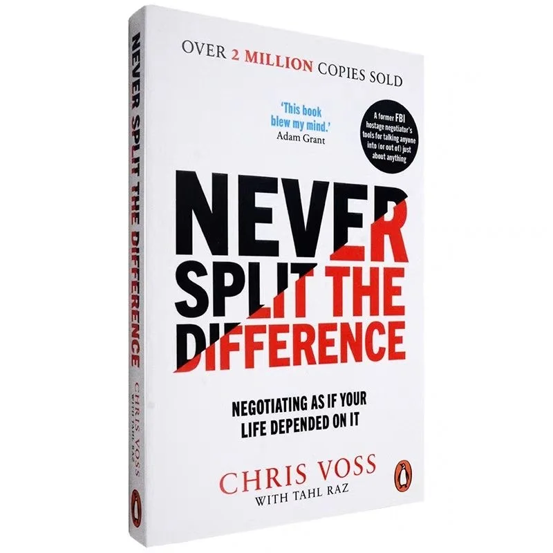 

Never Split The Difference By Chris Voss Negotiating As If Your Life Depended on It Paperback Book in English