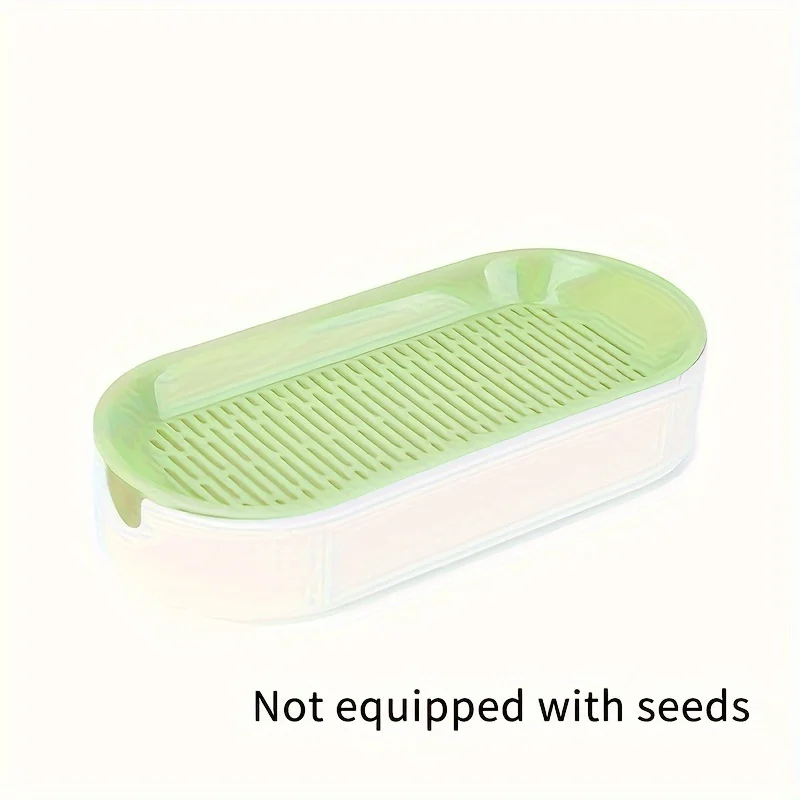 Cat Grass Planting Box(Without Seeds), Planting Hydroponics Box, Garden Seed Sprouter Tray, Seed Sprouting Trays Set