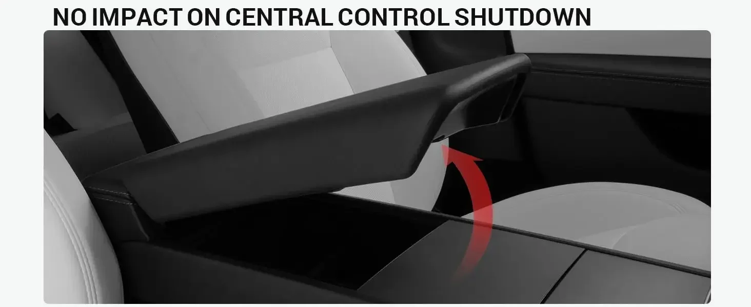 Für Tesla Model 3 Y 2017-2026 Auto Mittelkonsole Armlehnenpolster TPE Weiche Hülle Deckel Auto Zentrale Armlehnenbox Abdeckung Zubehör – Detail 2