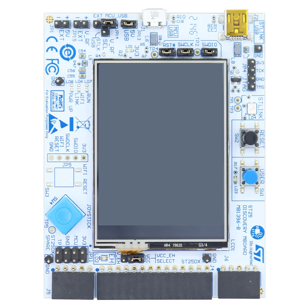For ST25DV64KC-DISCO NFC Dynamic Tag Discovery Evaluation Development Board