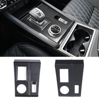 Consola central de coche de fibra de carbono ABS, cubierta de Panel de cambio de marchas, pegatina embellecedora para Mitsubishi Outlander 2022-2025, accesorios interiores