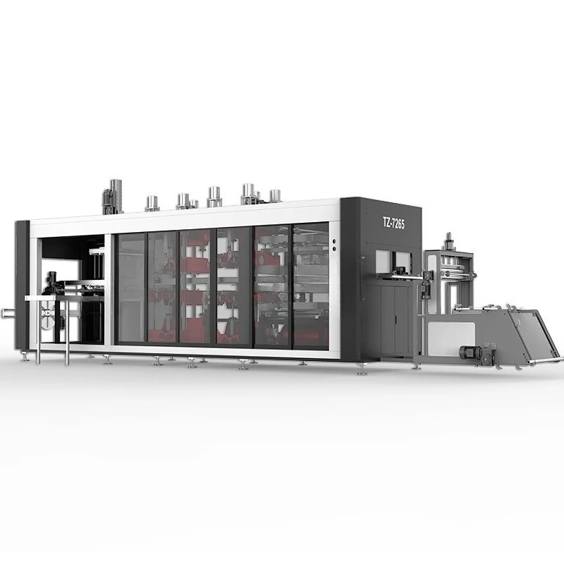 

Vacuum forming machine PP PS PET sheet forming machine three-station positive and negative pressure thermoforming