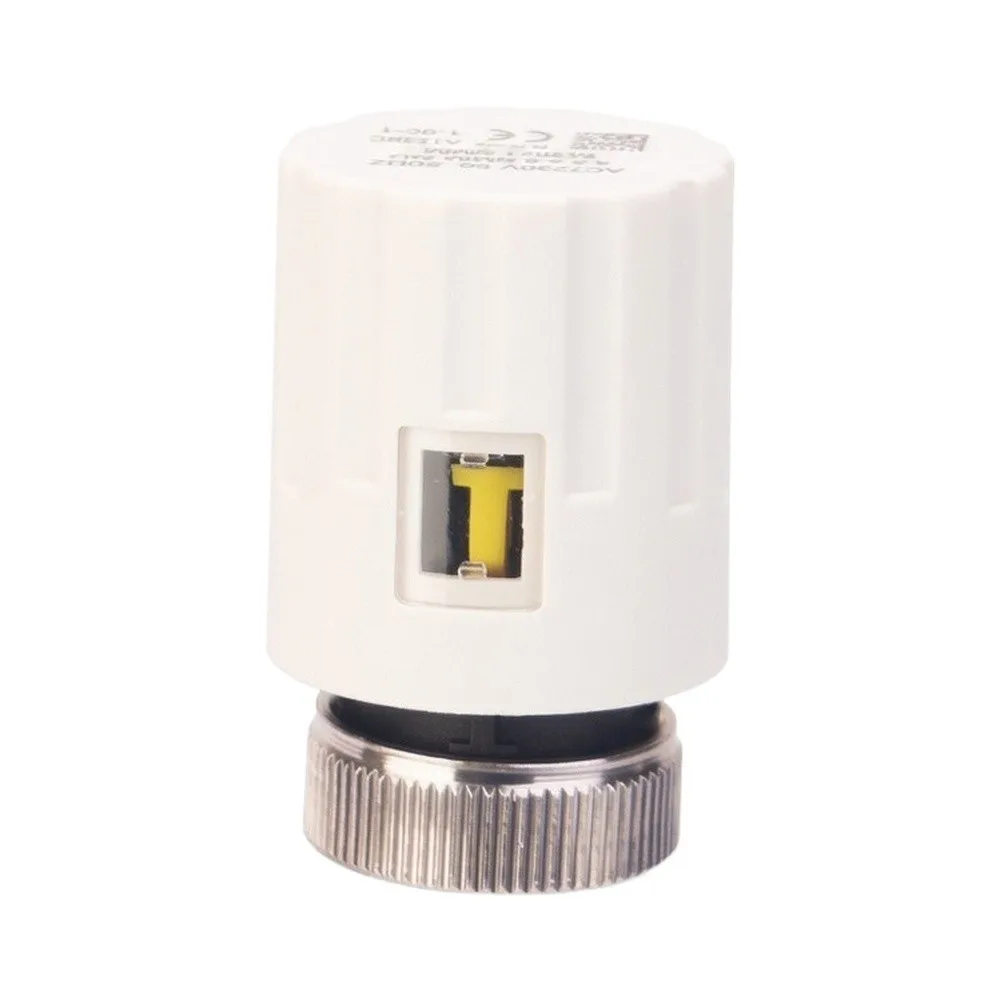 230V Electric Actuator for Heating Manifold Applications AC240V 50/60Hz M30x1.5 Thread PC Housing 110N Thrust Capability