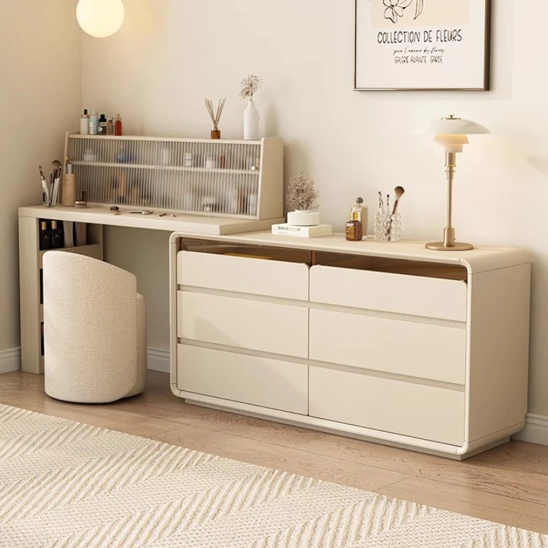 

Multifunctional Adjustable Dressing Tables Makeup Girls Solid Wood Dressing Table Drawer Fashion Schminktisch Bedroom Furniture