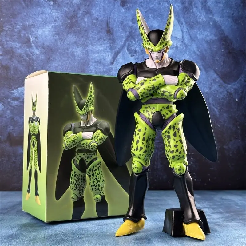 

Dragon Ball Z Cell Anime Figure Toy Ultimate Shape DBZ Super Saiyan Action Figures 30CM PVC Figurine Model Dolls Gifts Kids
