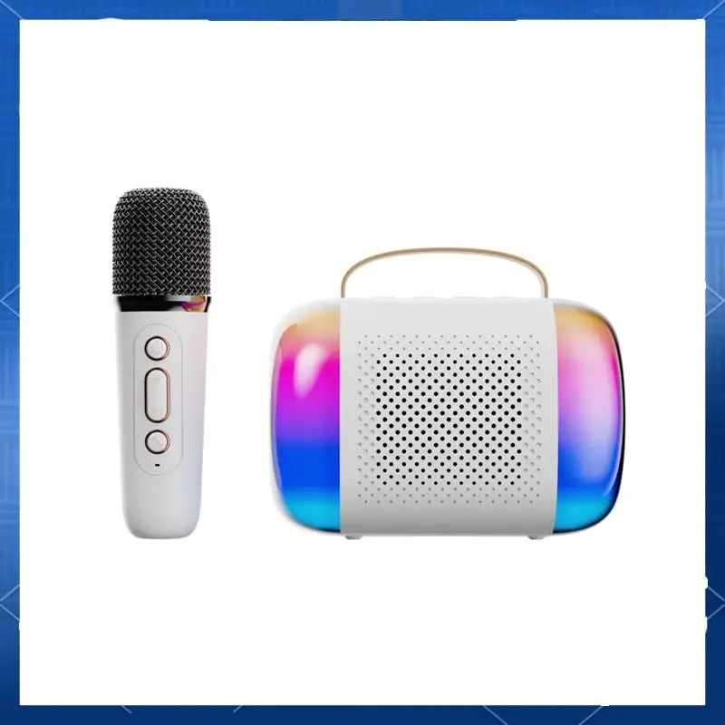 AA77 K Song Bluetooth Speaker Microphone Audio Microphone Karaoke Children's Portable Home K-Song Integrated Stereo