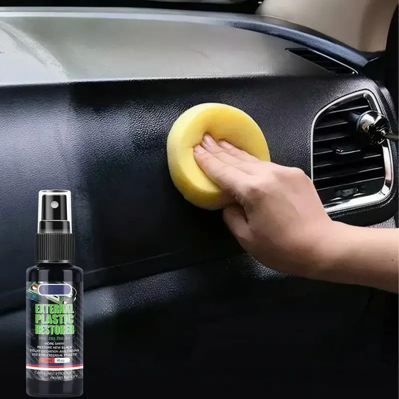Trim Restorer For Cars Interior Restorer Coating Agent Revitalizing Agent Automotive Restoring Liquid Car Detailing Cleaning